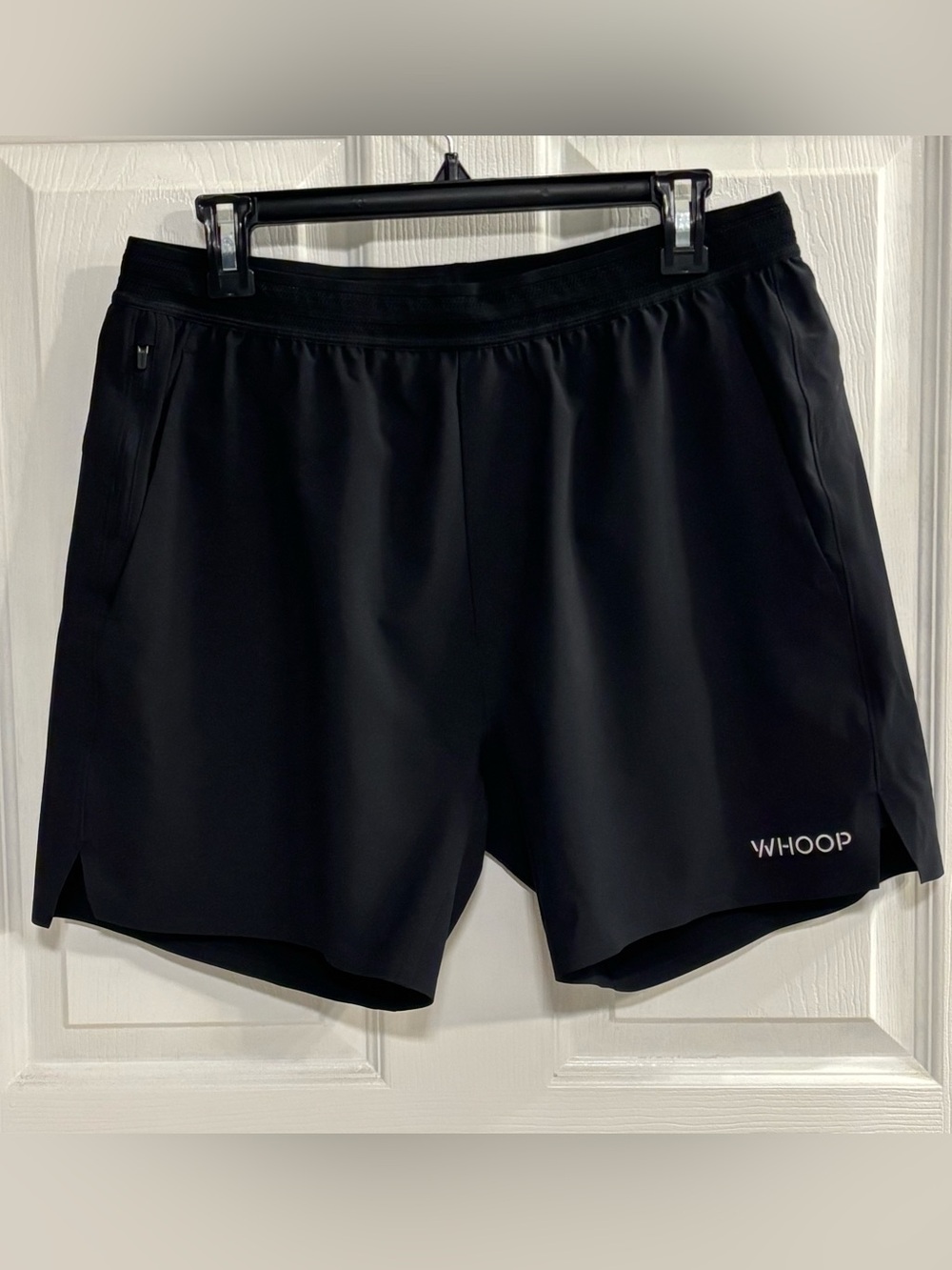 WHOOP Any-Wear Training Shorts Men’s Large Black 6” Boxer Liner Sensor Pocket